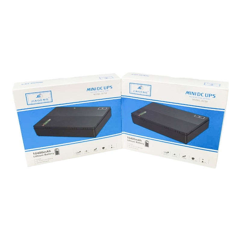 Jiageng 10400Mah Min UPS Back Up Battery For Wifi Routers And Other Devices With POE Port