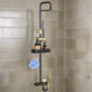 MHome Black & Gold Modern Shower System – 20.3 cm Rain Showerhead, Handheld & Tub Faucet