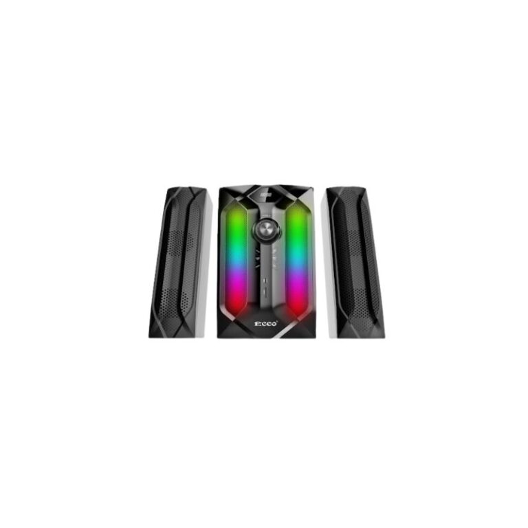 ECCO MV9922 2.1 Channel Home Theatre Speaker System with USB, FM Radio & LED Lights