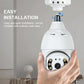 WIFI Surveillance Camera 360 Degree Smart HD Bulb Type Lamp Head