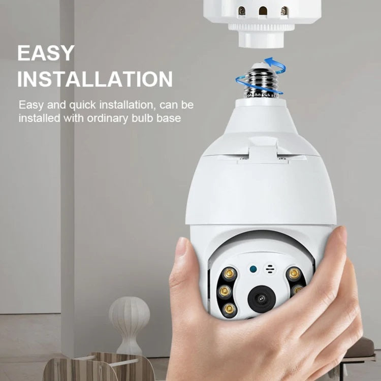 WIFI Surveillance Camera 360 Degree Smart HD Bulb Type Lamp Head