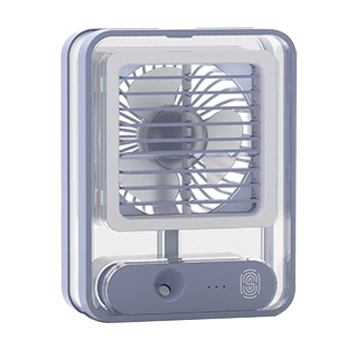 Portable Desk Fan with Night Light, 3 Speed with Spray