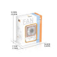 Portable Desk Fan with Night Light, 3 Speed with Spray