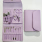MBeauty 12/ 16PCS Stainless Steel Manicure & Pedicure Set with Travel Case
