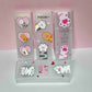Cat Themed Pencil Case with Heart-Shaped Removable Stickers