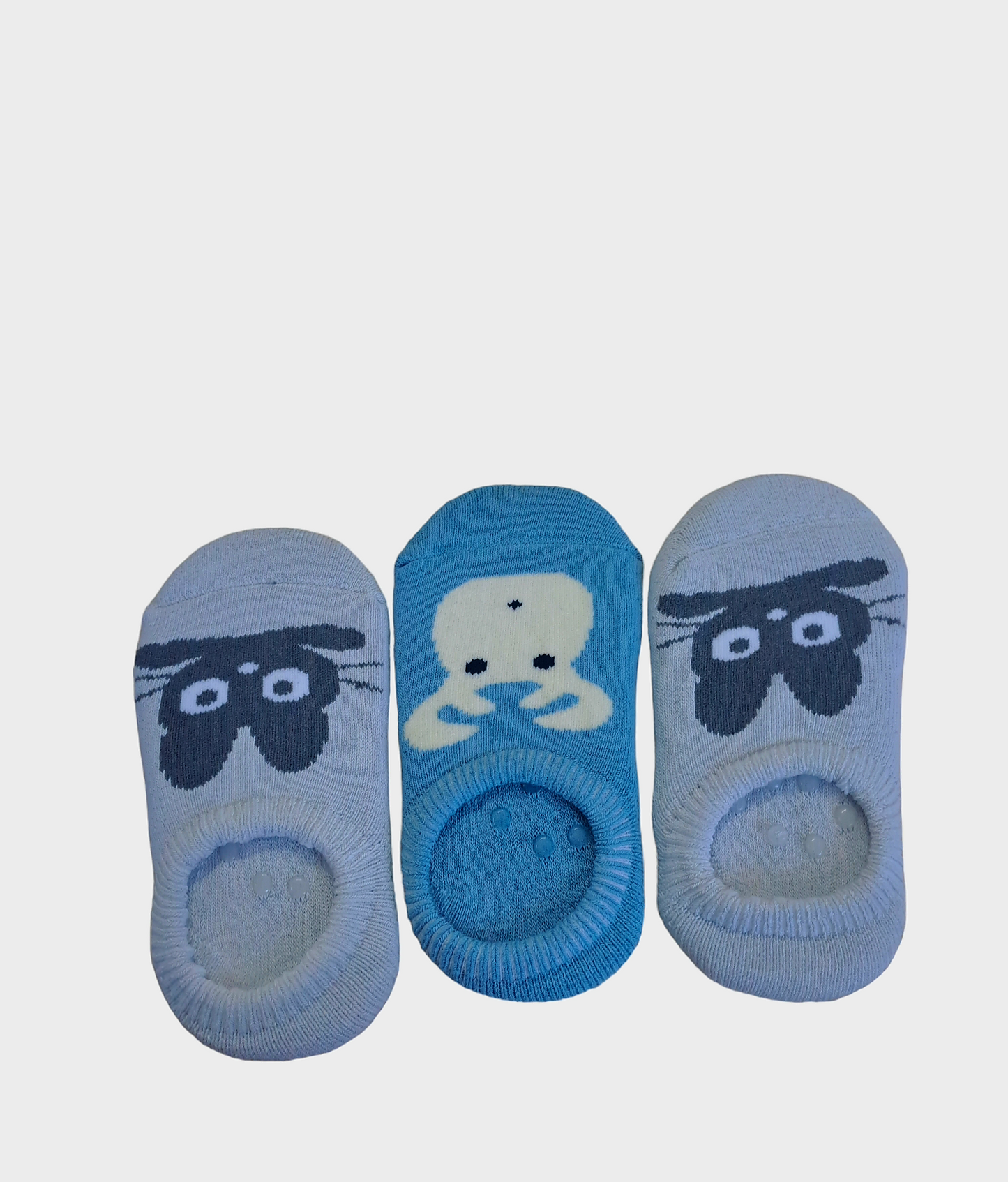 Baby/Toddler Non-Slip Secret Socks 3Pc