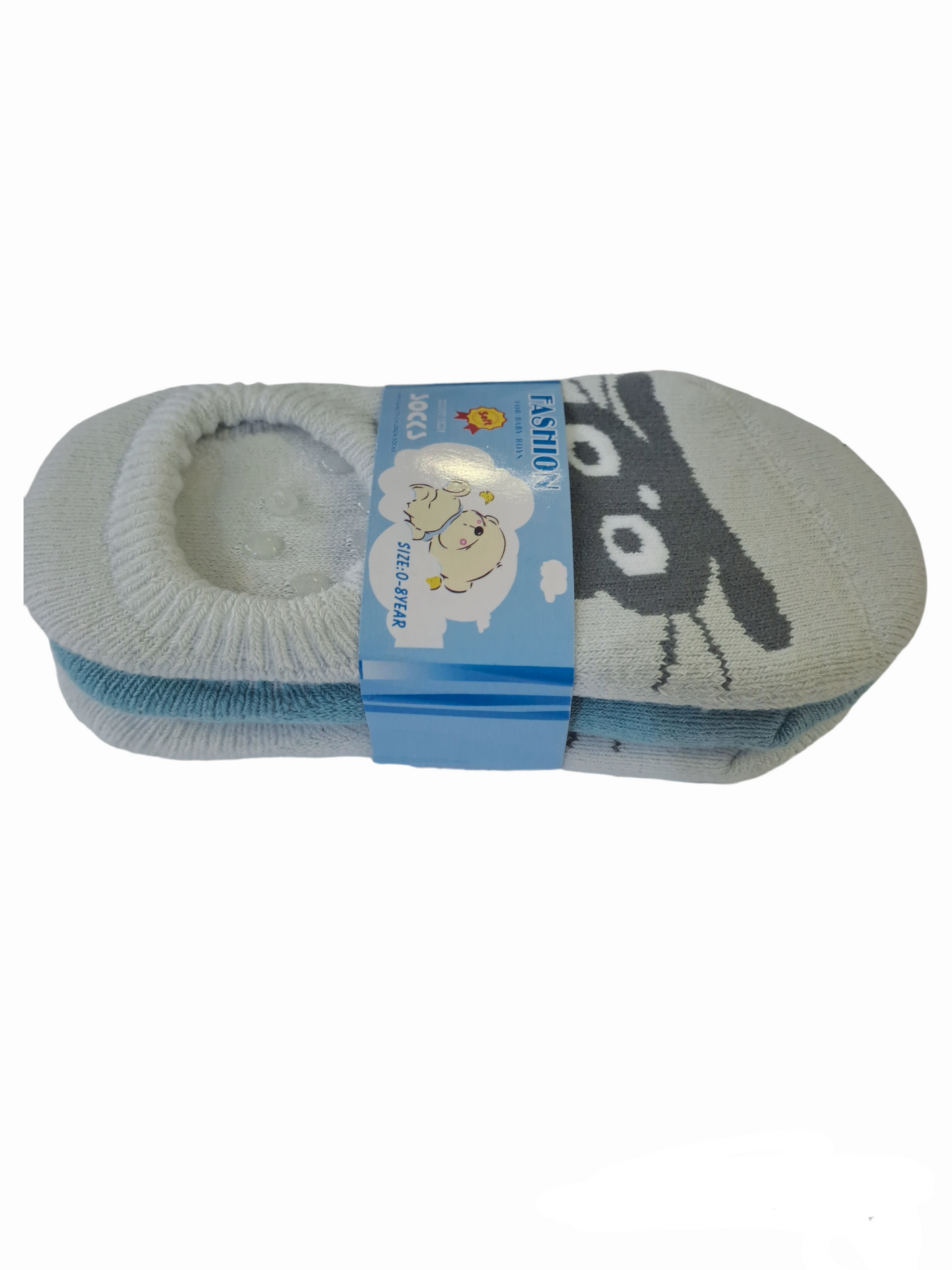 Baby/Toddler Non-Slip Secret Socks 3Pc