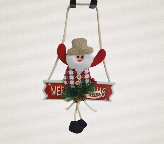 Christmas Hanging Decor - Santa