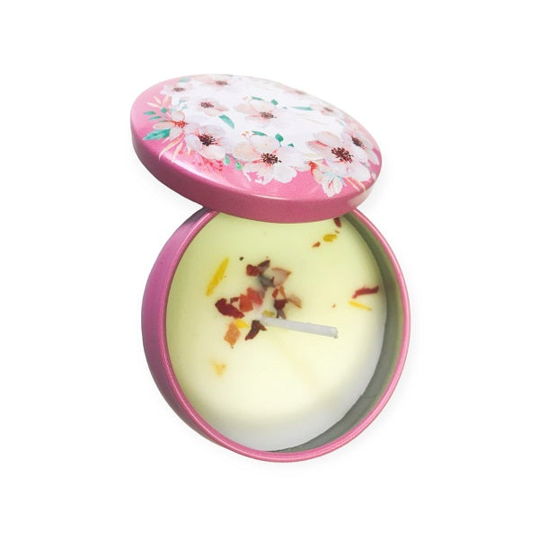 Wax Dried Floral Scented Candle