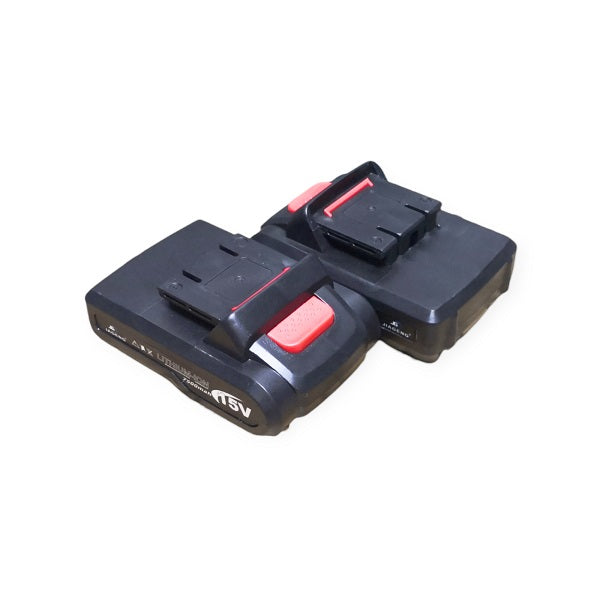 Electric Drill set With 2 x 15V 7500mah Battery
