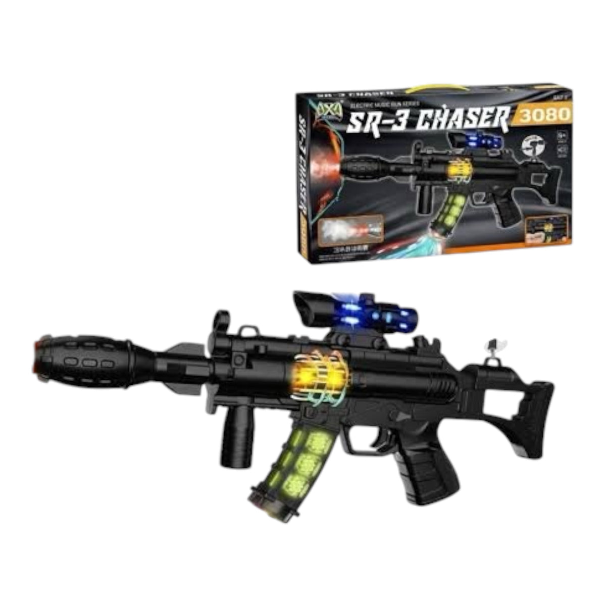 Kids Chaser Spray Gun Toy with Light Sound