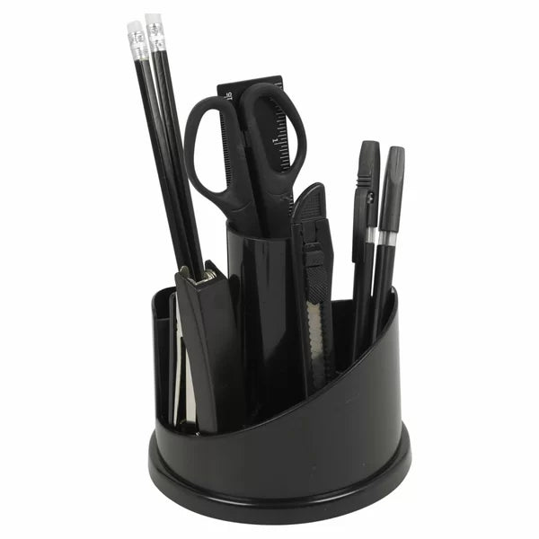 12pc Rotating Office Stationery Organiser Set