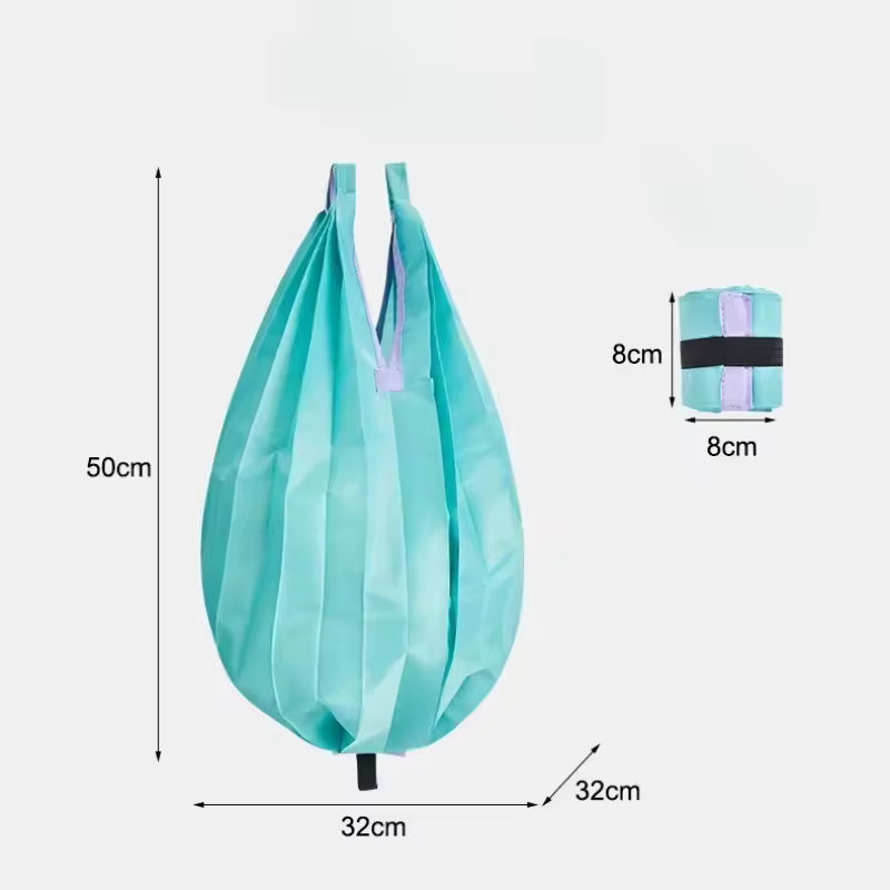 MHome Folding Yoga Carry Bag – Reusable Foldable Shopping Bag, Large Capacity & Eco-Friendly Tote