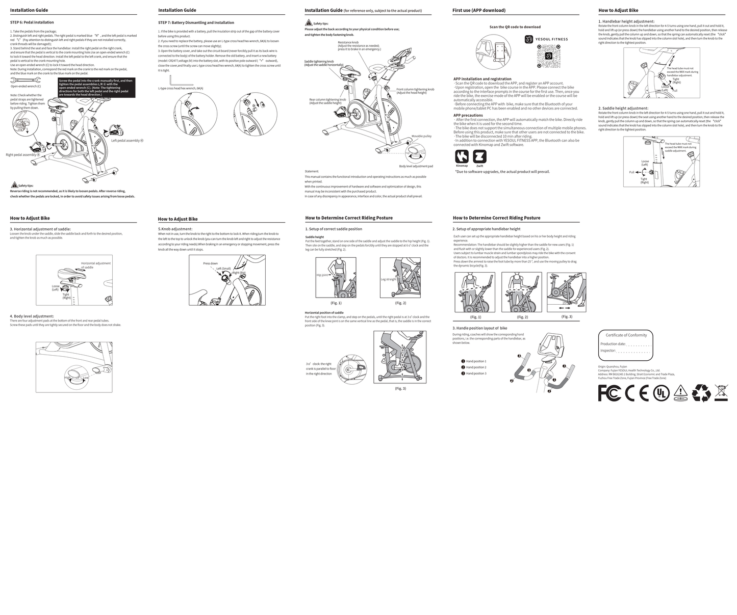 S3 Indoor Exercise Bike – Silent Magnetic Resistance Bluetooth Connectivity