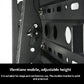 Mobile Floor TV Mount Stand Trolley Cart 2 Shelves with wheels 32-70 Inch