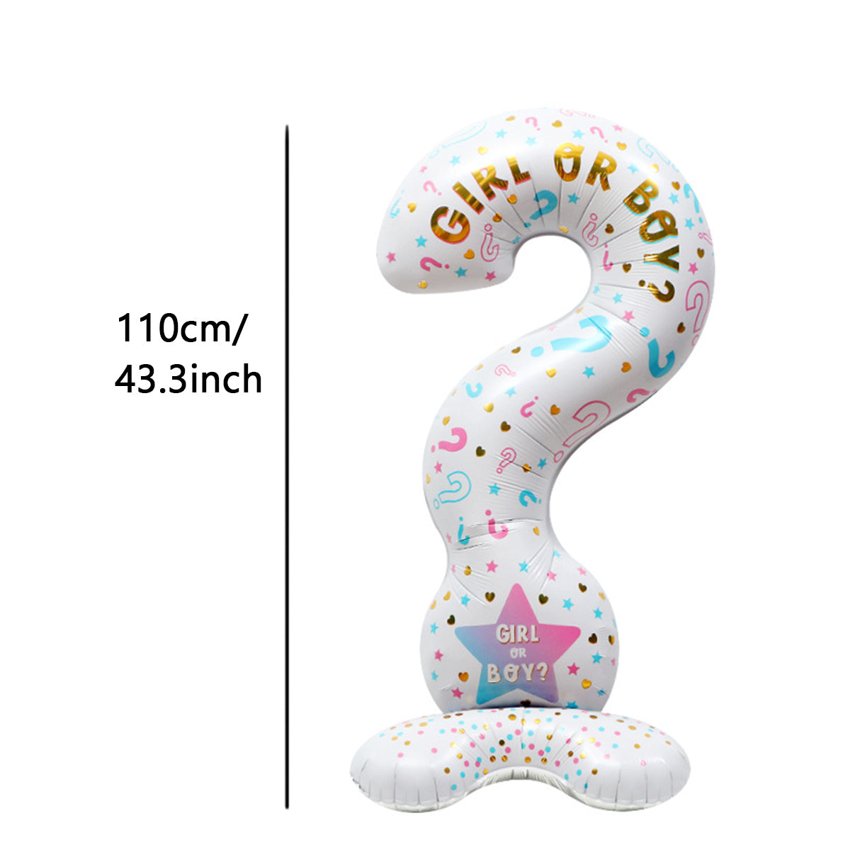 5pcs Gender Reveal Party Balloons Set