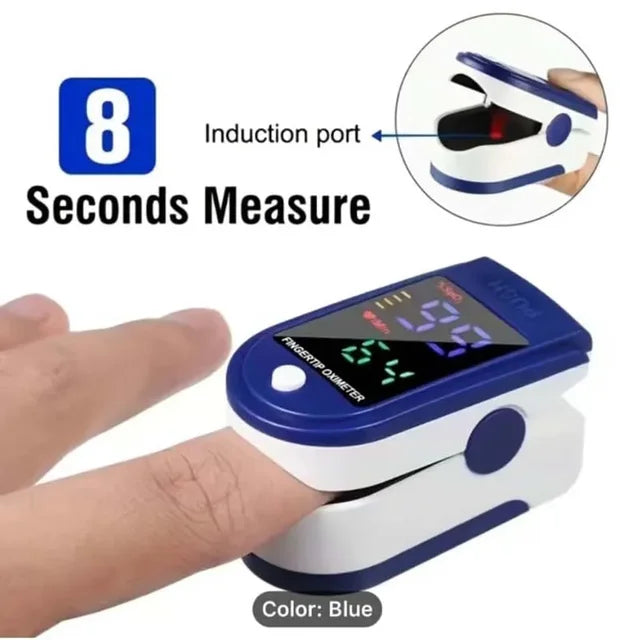 2-Pack Fingertip Oximeter with Pulse Rate Monitor – Portable SpO2 Reader