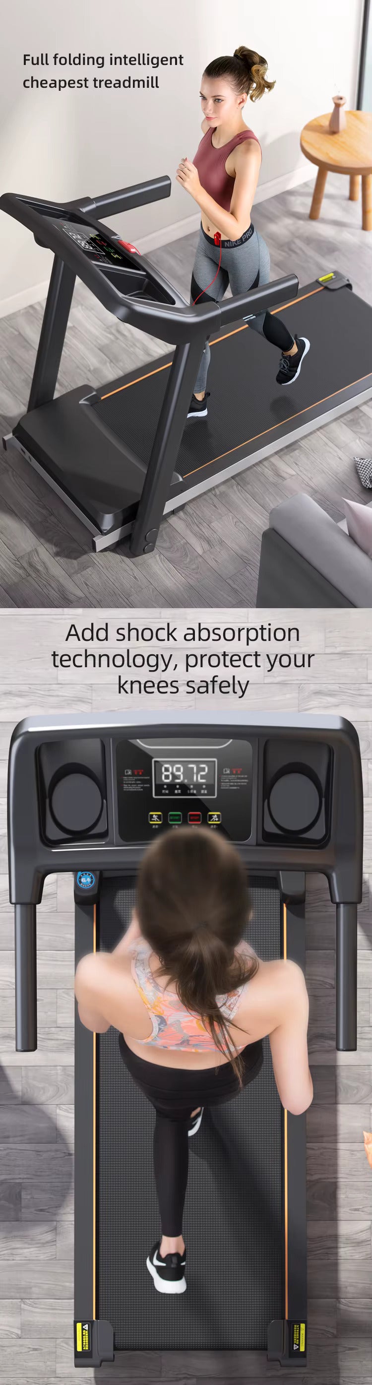 ProSportz C2 TREADMILL WITH LED SCREEN (1320 * 210 * 640mm)