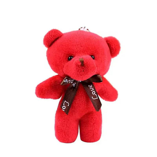 12cm Plush Bear Keychain – Mini Plush Bear Toy 12PCS