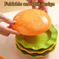 MHome 7-Piece Hamburger Stackable Plate Set