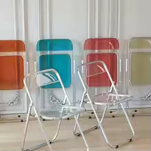 MFurn Clear Folding Chair – Modern Transparent Acrylic