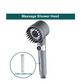 High Pressure Shower Heads with Scalp Massager - No Hose Included
