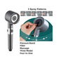 High Pressure Shower Heads with Scalp Massager - No Hose Included