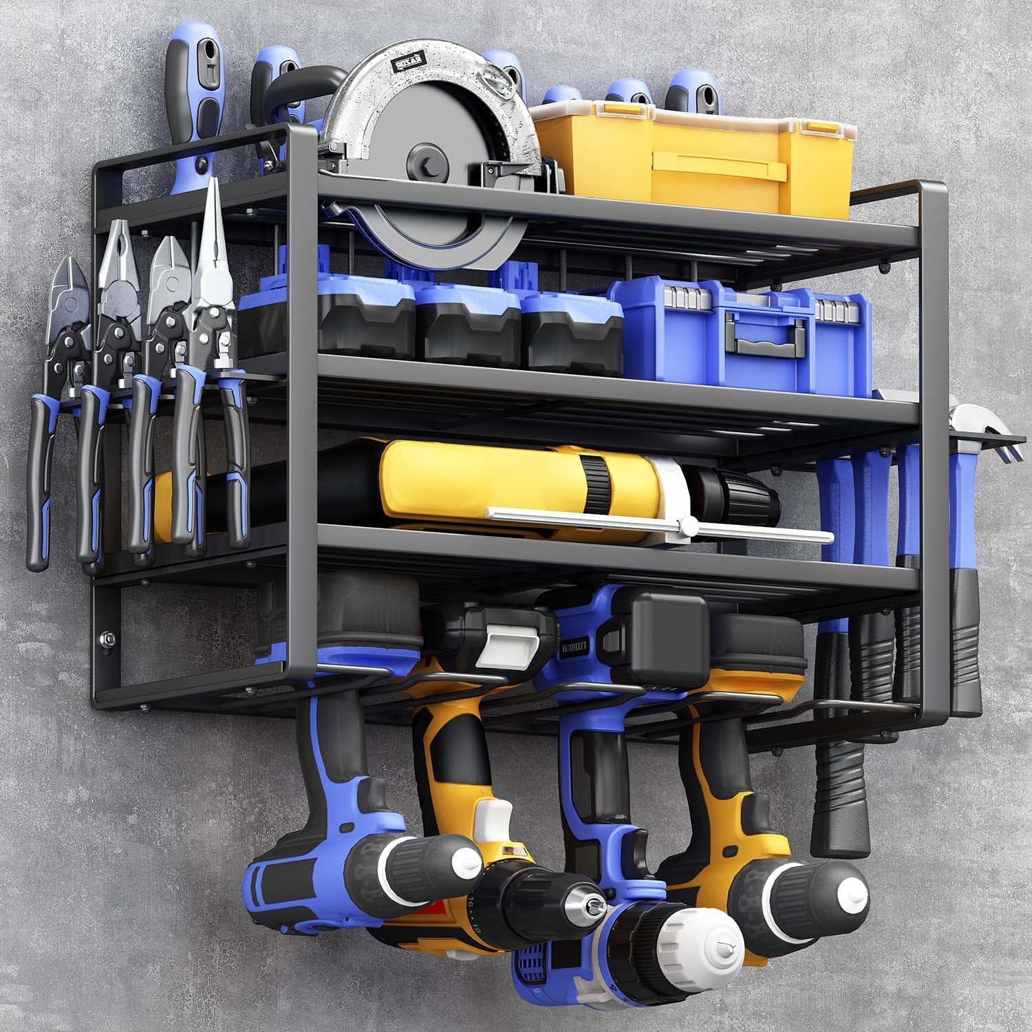 Wall-Mounted Tools Storage Rack – Megamall Online Store