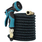 Expandable 15M Garden Water Hose Pipe, No-Kink with 10 Function Spray Nozzle