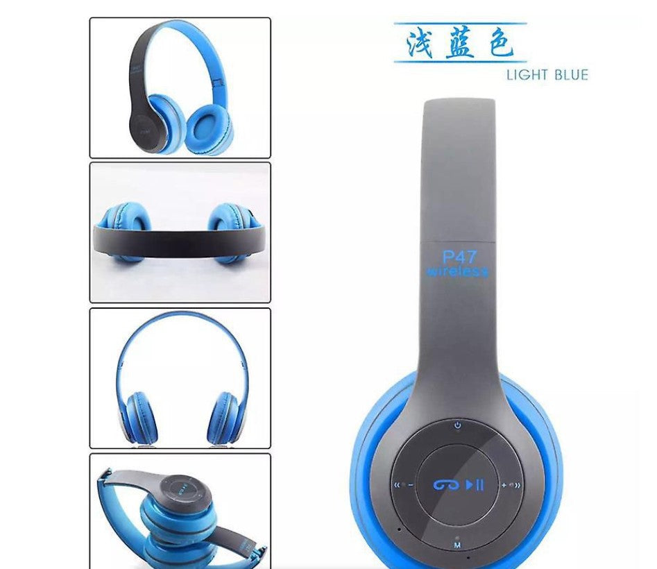 P47 Wireless Bluetooth Headphones - Multi Color