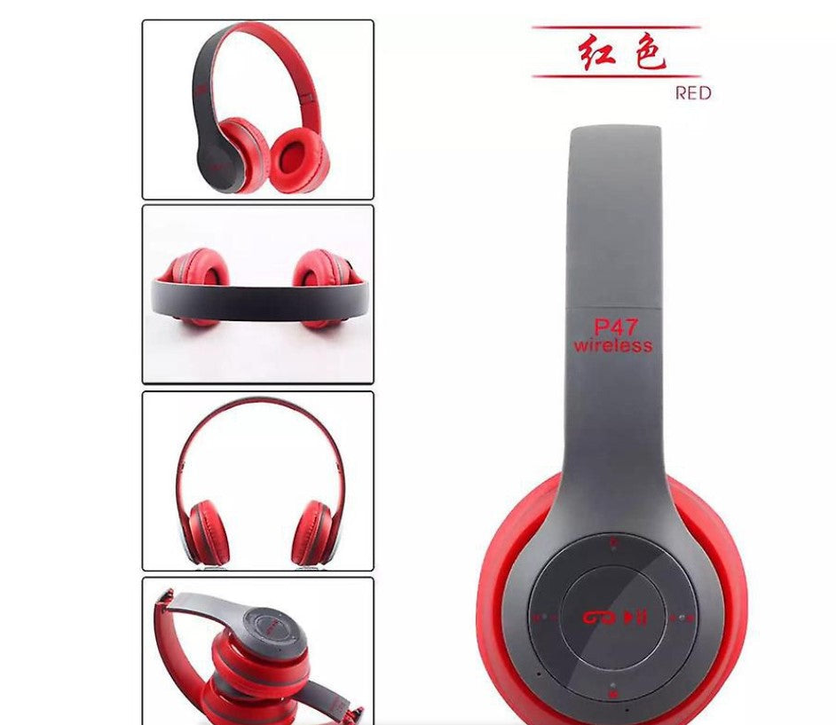 P47 Wireless Bluetooth Headphones - Multi Color