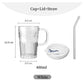 Tumbler Mug with Lid and Straw