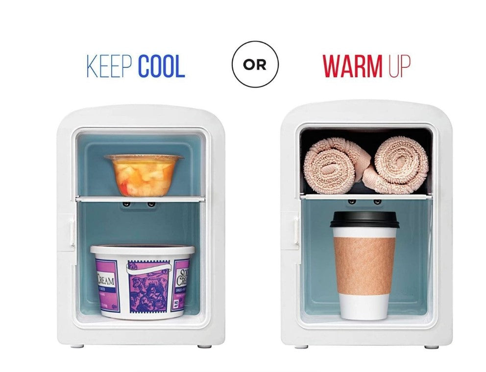 Mini Beauty Fridge With Mirror  - 4L