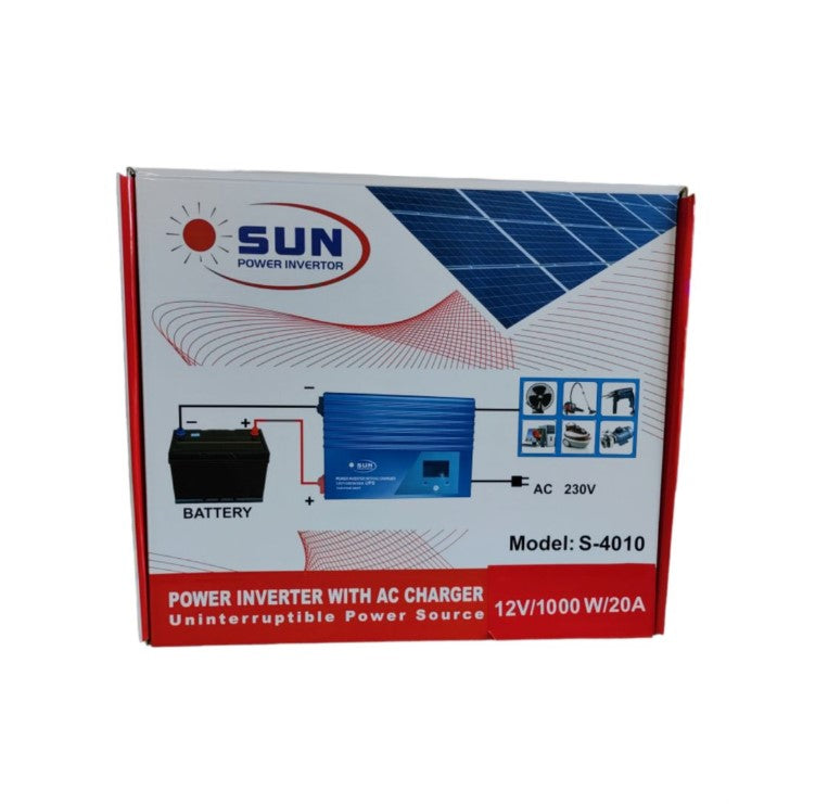 Sun Power Inverter/UPS With AC Charger  (1000W -2000W)