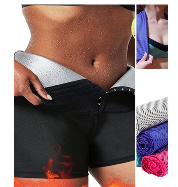 High Waist Sauna Compression Short Pant