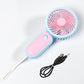 Minimalist Hand Held Portable Rechargeable Fan