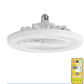 MTech LED Ceiling Light with Fan & Remote – 360° Rotation, 6500K