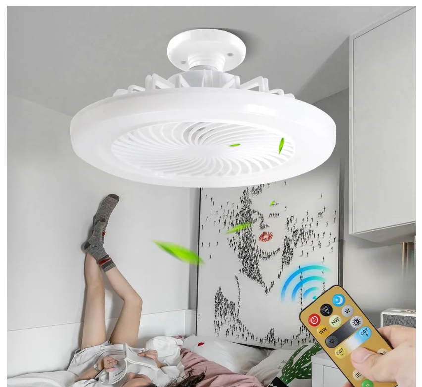 Home Ceiling Remote Control Fan Light Lamp AllInOne Fan Light Megamall Online Store