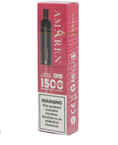Amaren Vape - 35mg 1500 Puffs (Assorted Flavours)