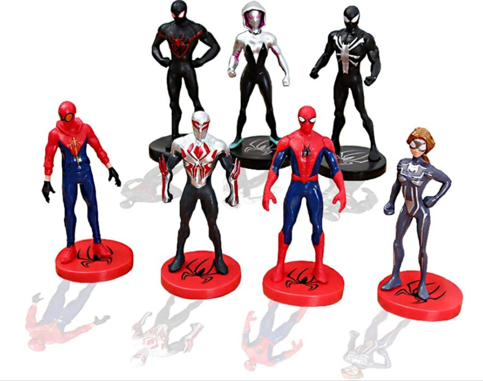Spider Man Homecoming Venom Carnage Electro Action Figure Toy 7pc/Set