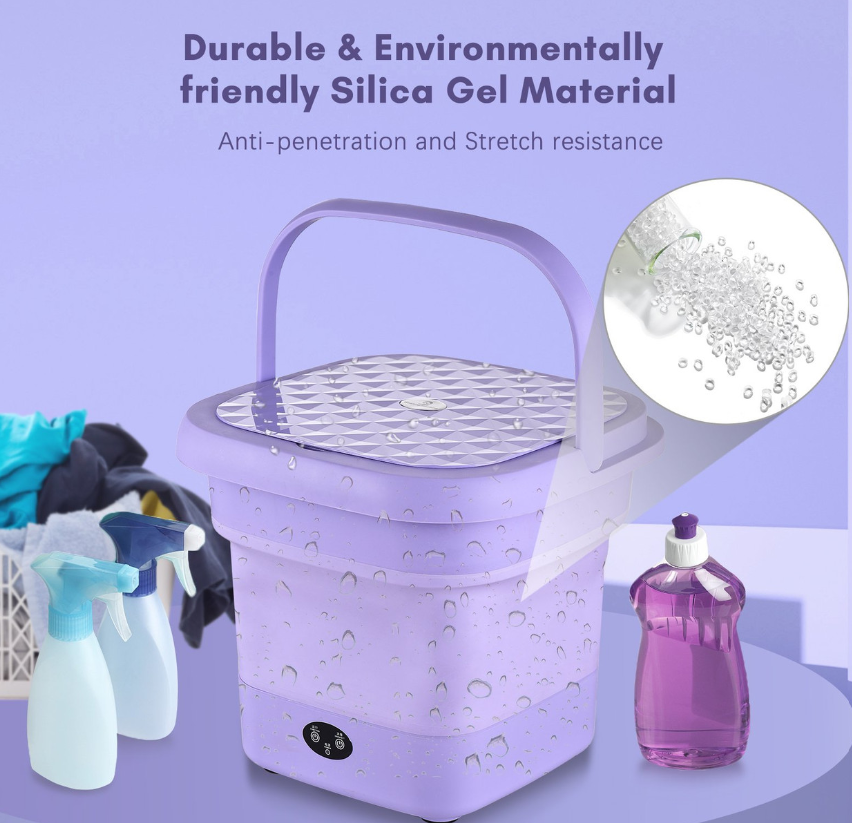 MHome Folding Washing Machine – Portable & Compact