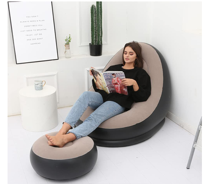 Lazy Inflatable relaxation sofa couch with Household air Pump