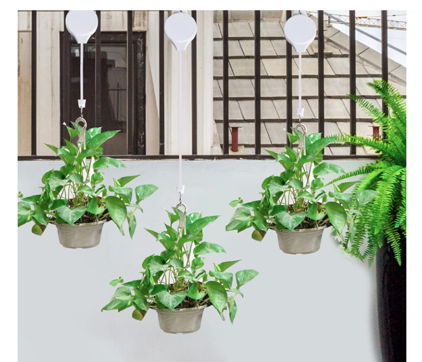 2-Piece Retractable Plant Pulley Hanger Set RV-126