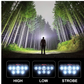 Outdoor Waterproof Super Light Lamp 8LED Headlamp USB Charge Headlight