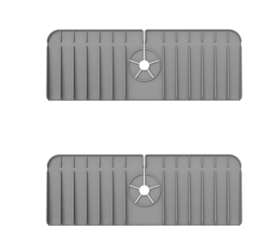 Silicone Kitchen Sink Splash Guard Durable Water Catcher Mat