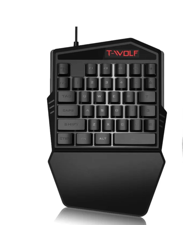T Wolf One Handed Gaming Keyboard