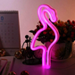 Flamingo Neon Sign USB And Battery Operated Decoration Lamp