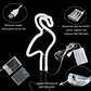 Flamingo Neon Sign USB And Battery Operated Decoration Lamp