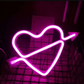 FA-A29 Cupid Heart Neon Sign USB And Battery Operated