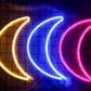 FA-A10 Crescent Moon Neon Sign Lamp USB And Battery Operated